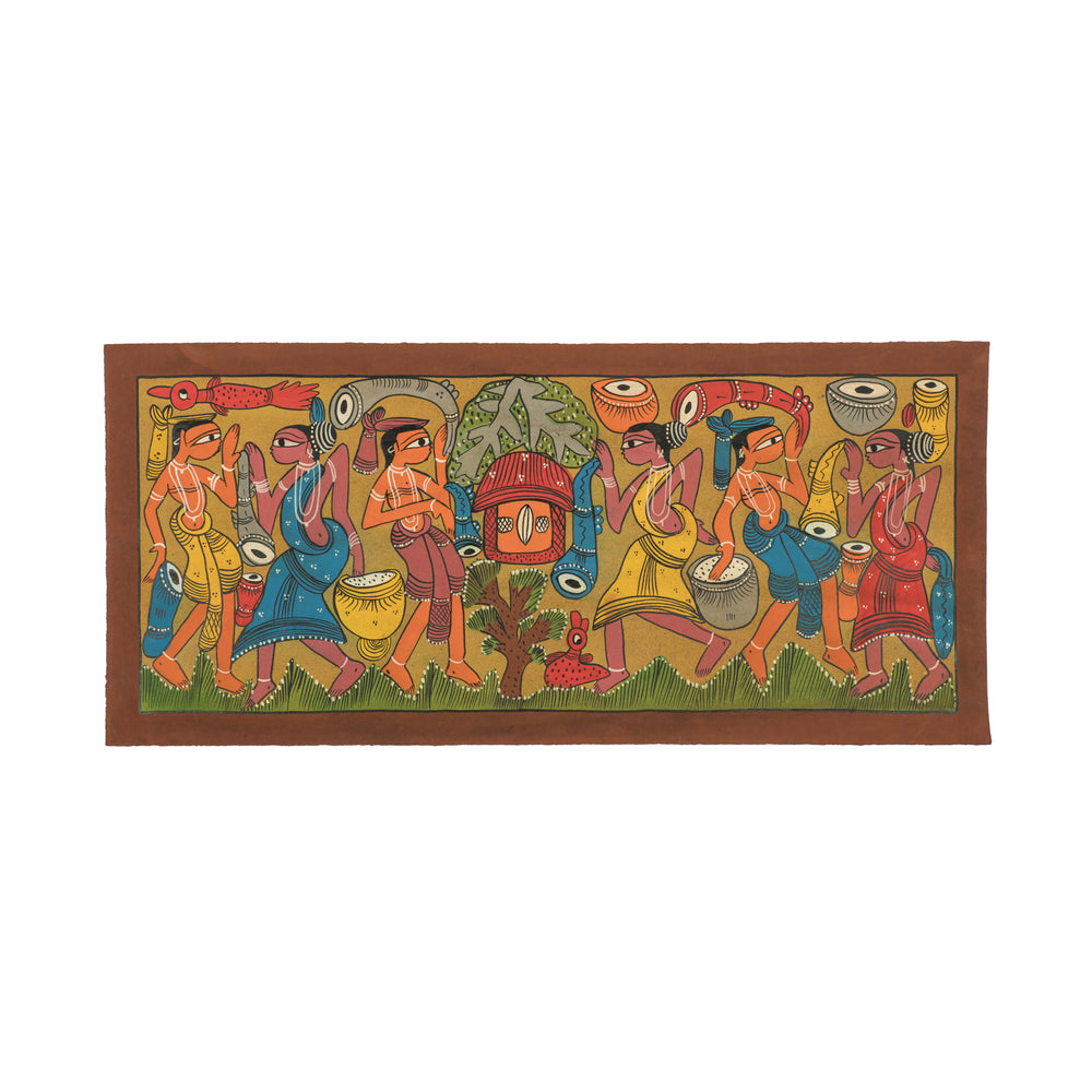 BENGAL PATTACHITRA - PARTY FRENZY