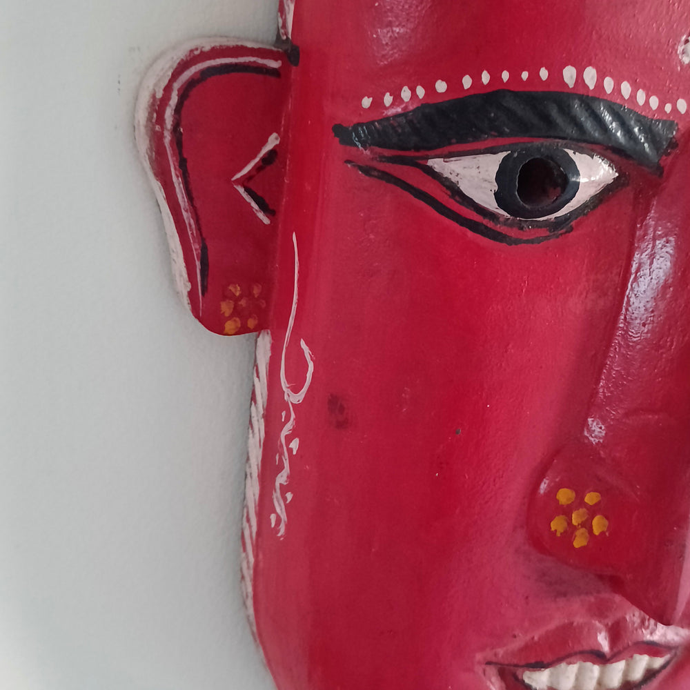 Handcrafted Kummatikali Mask (Male Version)
