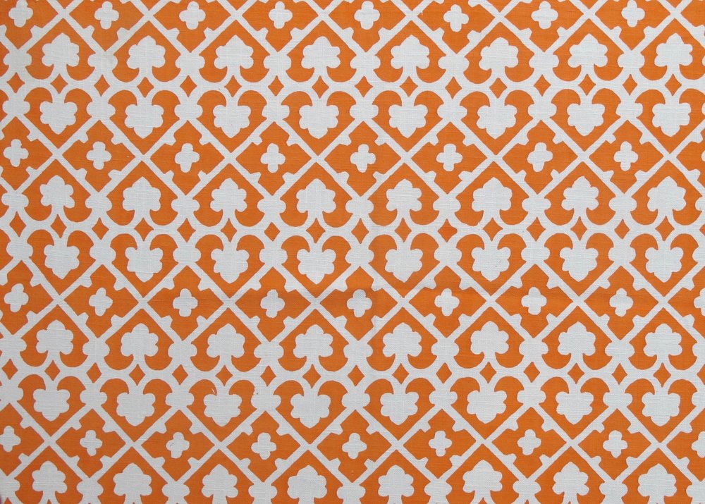 Agra - Light Orange on White