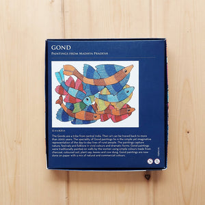 Jigsaw Puzzle 63 Pieces  - Gond Fish