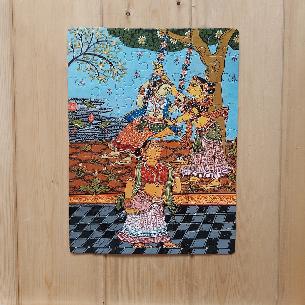 Jigsaw Puzzle 63 Pieces  - Patachitra Women