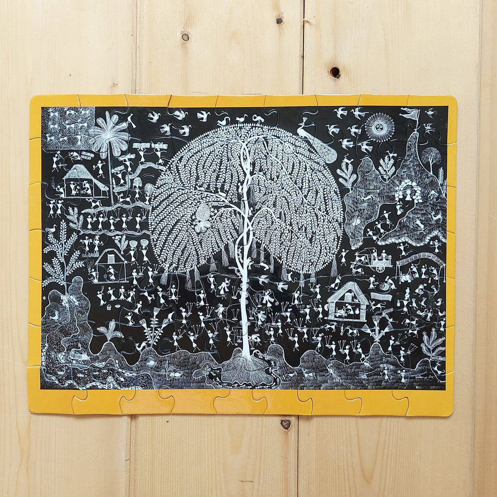 Jigsaw Puzzle 63 Pieces  - Warli