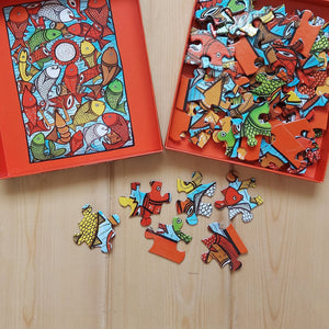 Jigsaw Puzzle 63 Pieces  - Santhal Fish