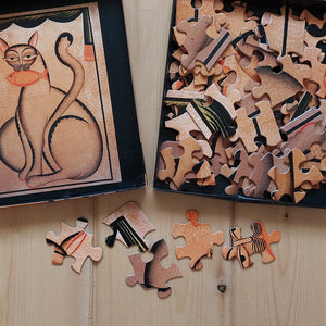 Jigsaw Puzzle 63 Pieces  - Kalighat Pat Cats