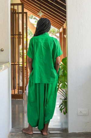 Green Mul Dhoti