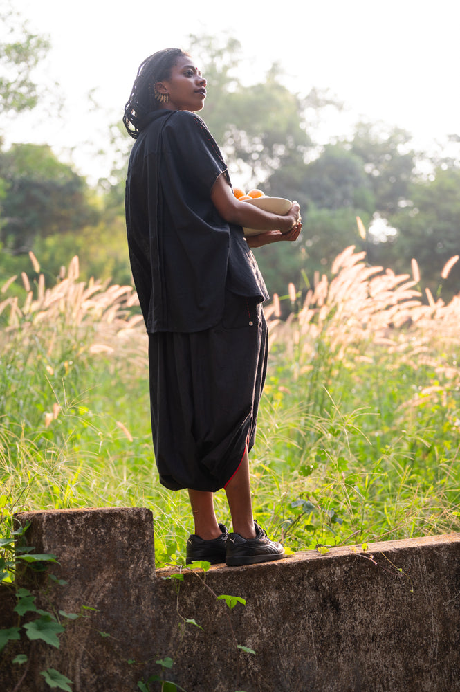 Black Mul Dhoti