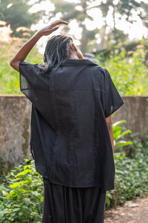 Black Shirt Kaftan