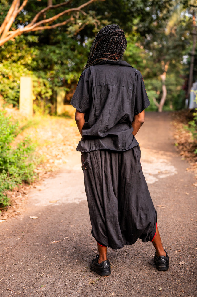 Black Mul Dhoti