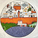 Circular Pichvai: Nathdwara Map (Shrine)