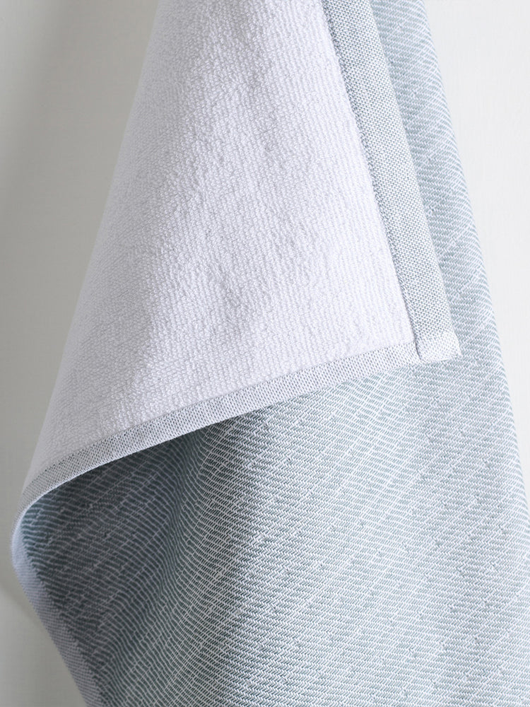 Earth Stucco | Cotton Bamboo | Hammam Terry | Bath Towel | Storm