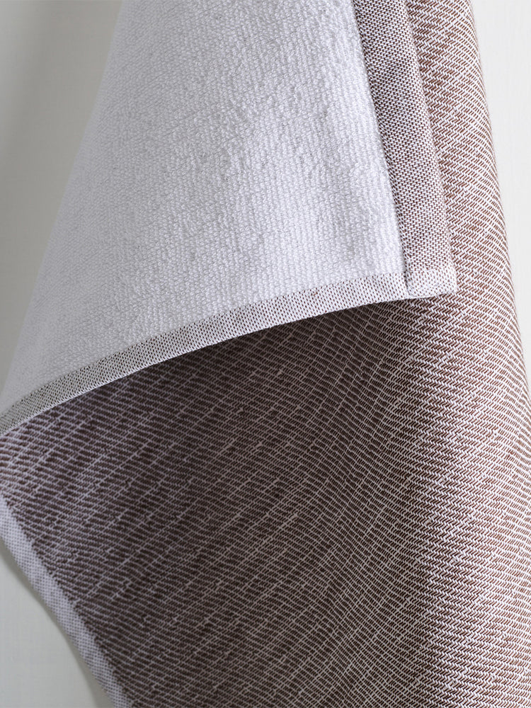 Earth Stucco | Cotton Bamboo | Hammam Terry | Bath Towel | Peat