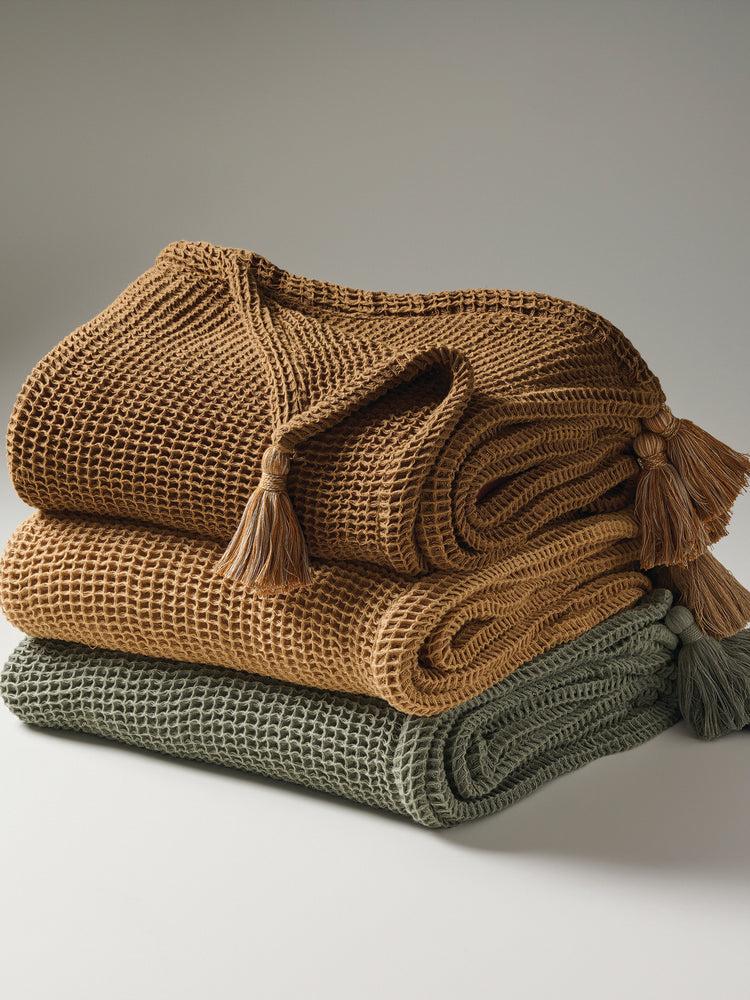 Sea Sponge | Cotton | Waffle | Throw