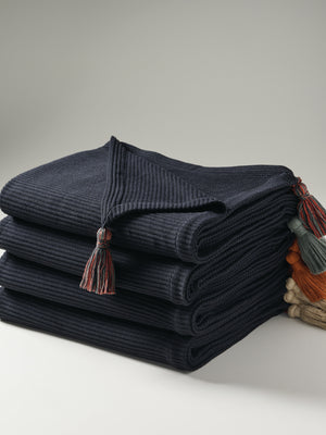 Pepper Plume | Cotton Bamboo | Cord Rib | Throw