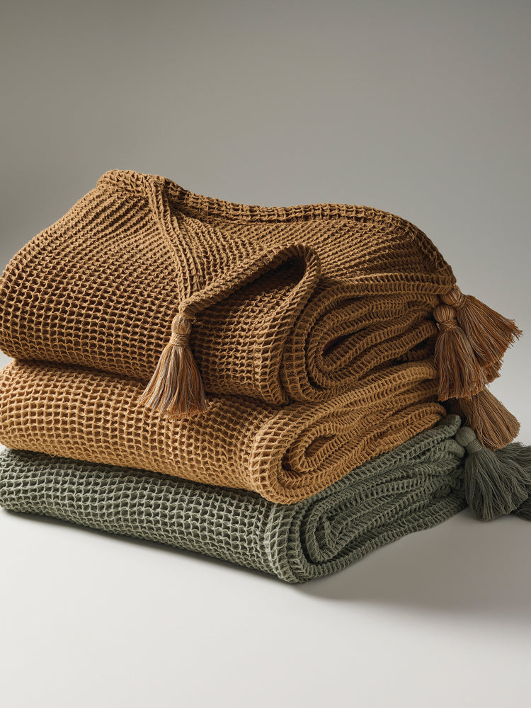 Sea Sponge | Cotton | Waffle | Throw