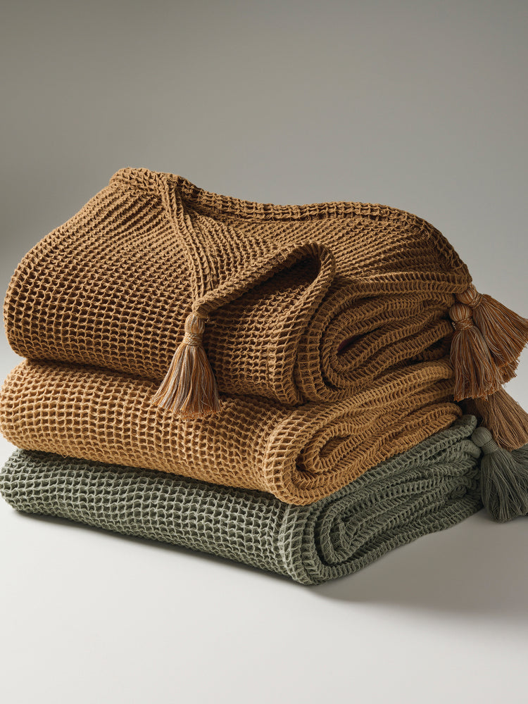 Sea Sponge | Cotton | Waffle | Throw