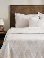 Platinum Pearl | Cotton Linen | Jacquard | Bed Cover