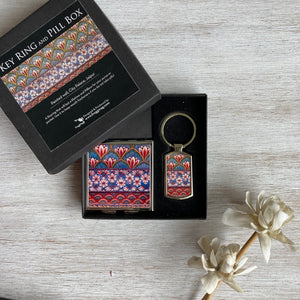 Gift Set  -  Keyring and Pill Box - City Palace Jaipur