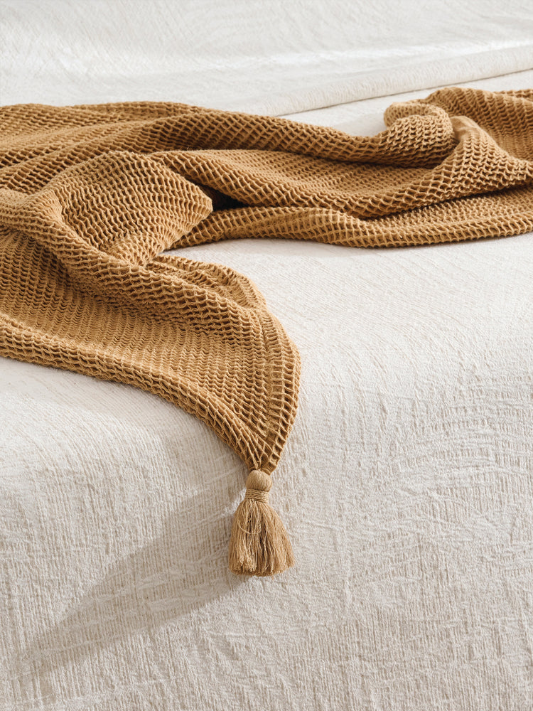 Sea Sponge | Cotton | Waffle | Throw