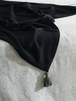Pepper Plume | Cotton Bamboo | Cord Rib | Throw
