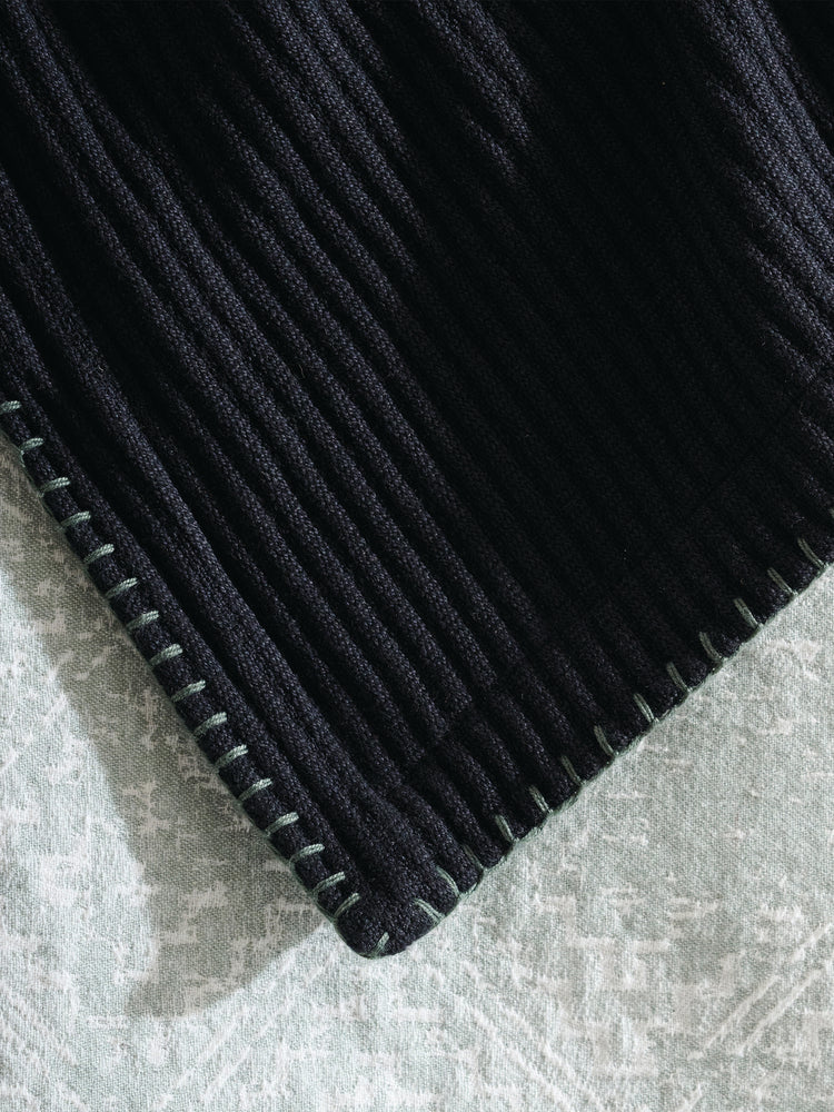 Pepper Whip | Cotton Bamboo | Cord Rib | Throw