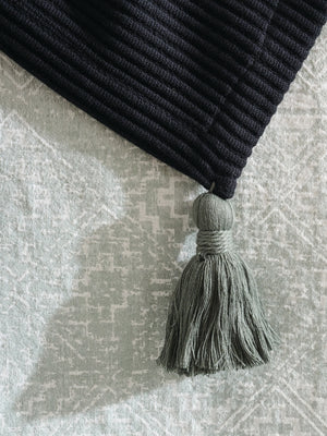 Pepper Plume | Cotton Bamboo | Cord Rib | Throw