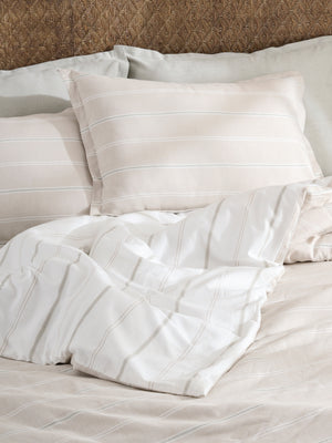 Sage Twinline | Cotton Bamboo | Chambray | Comforter