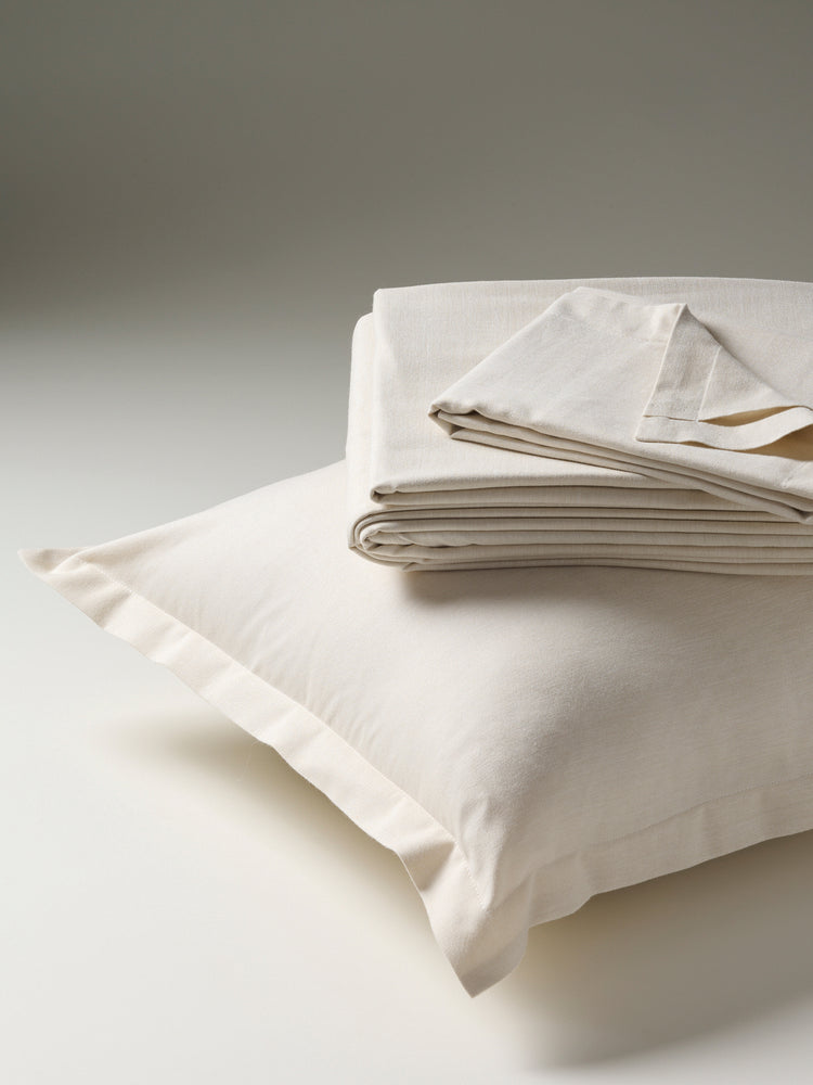 Sand Shadow | Cotton Bamboo | Chambray | Bedsheet