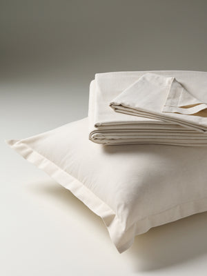 Sand Shadow | Cotton Bamboo | Chambray | Bedsheet