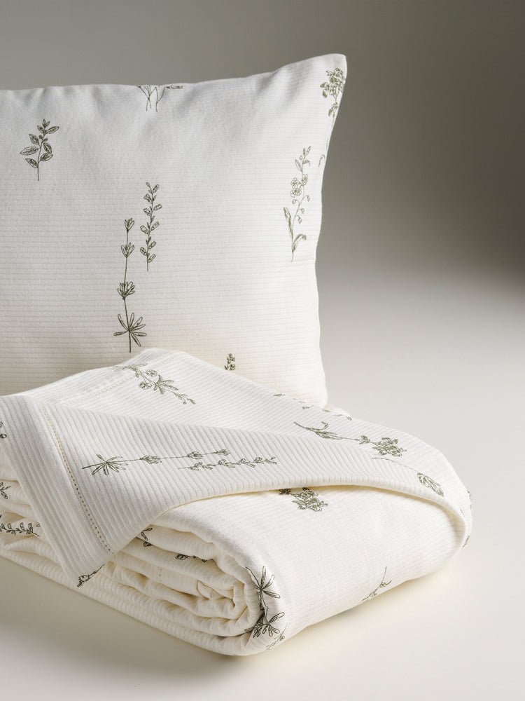 Wildflower | Cotton | Cord Rib | Bed Cover