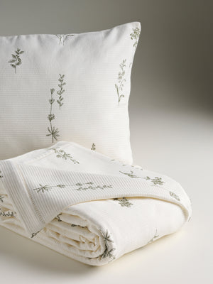 Wildflower | Cotton | Cord Rib | Bed Cover