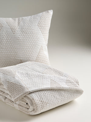 Platinum Pearl | Cotton Linen | Jacquard | Bed Cover