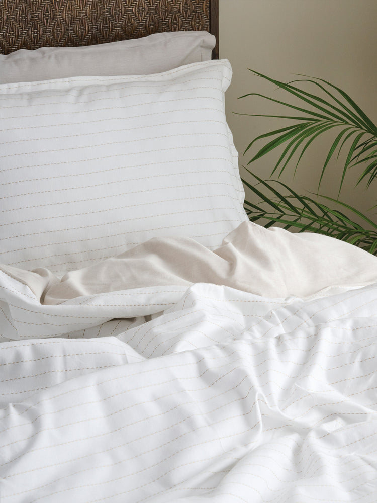 Birch Raindrop | Cotton Bamboo | Dobby | Duvet Cover