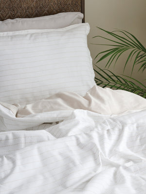 Birch Raindrop | Cotton Bamboo | Dobby | Duvet Cover