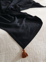 Pepper Plume | Cotton Bamboo | Cord Rib | Throw