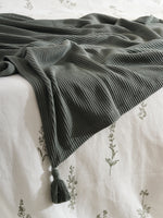 Corn Row | Cotton Bamboo | Cord Rib | Throw