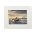Boat and Skyline by Rajendra Malakar