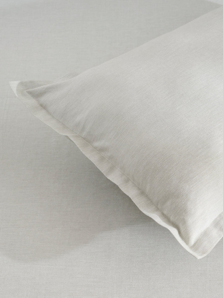 Sage Flower | Cotton Bamboo | Chambray | Bedsheet