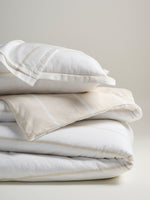 Sand Stripe | Cotton Bamboo | Chambray | Comforter