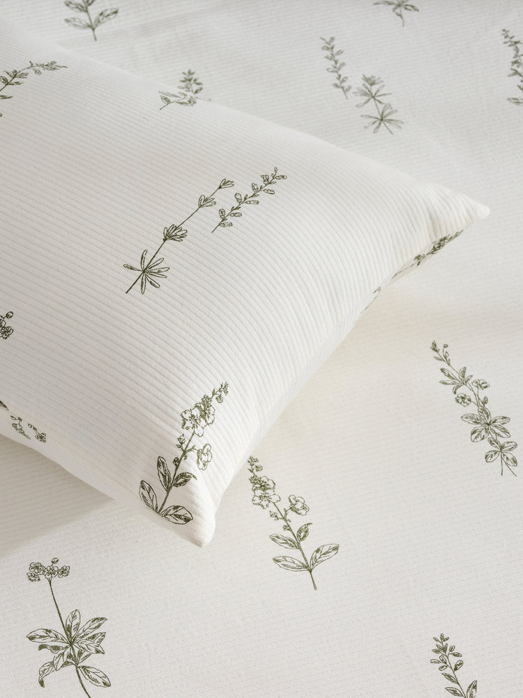 Wildflower | Cotton | Cord Rib | Bed Cover