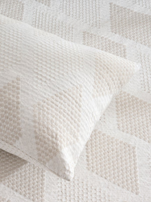 Platinum Pearl | Cotton Linen | Jacquard | Bed Cover