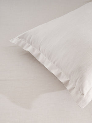 Feather Pearl | Cotton Bamboo | Chambray | Bedsheet