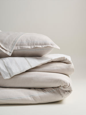 Sage Twinline | Cotton Bamboo | Chambray | Duvet Cover