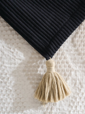 Pepper Plume | Cotton Bamboo | Cord Rib | Throw
