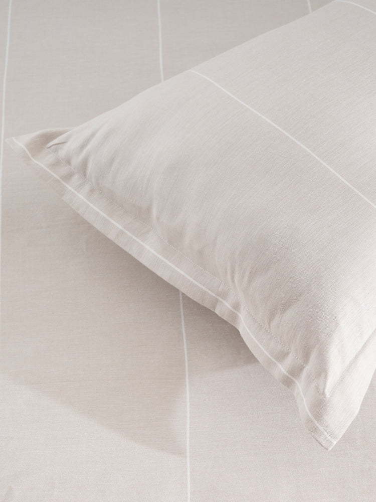 Feather Pin Pair | Cotton Bamboo | Chambray | Comforter