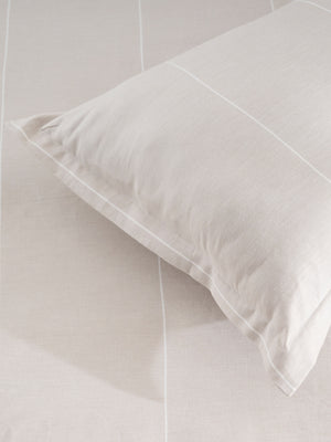 Feather Pin Pair | Cotton Bamboo | Chambray | Comforter