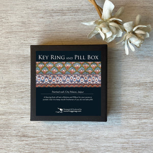 Gift Set  -  Keyring and Pill Box - City Palace Jaipur