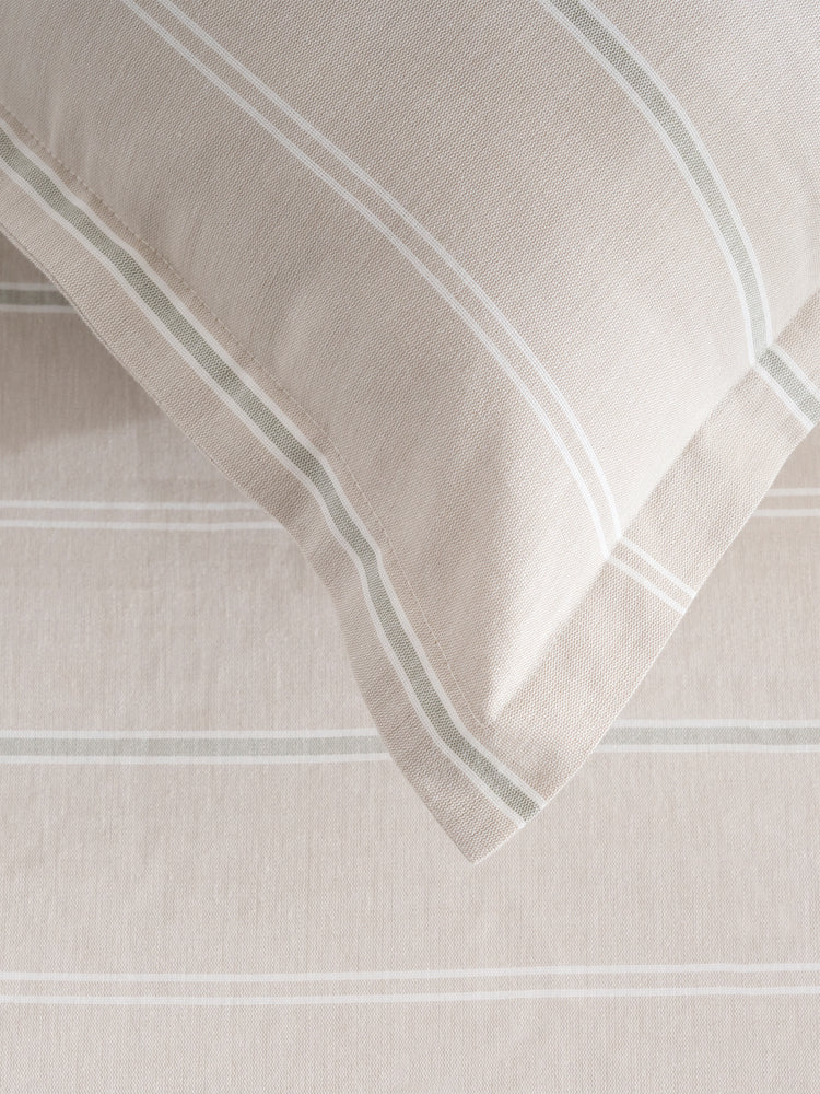 Sage Twinline | Cotton Bamboo | Chambray | Duvet Cover