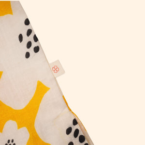 Baby Boy Yellow Printed Cotton Kurta with Pants - Set of 2