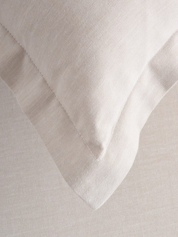 Feather Pearl | Cotton Bamboo | Chambray | Bedsheet
