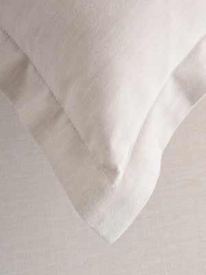 Feather Pearl | Cotton Bamboo | Chambray | Bedsheet